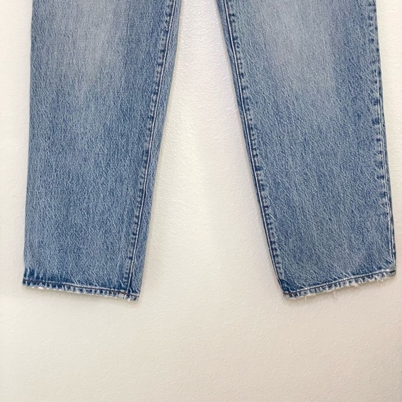 Madewell Petite Perfect Vintage Straight Jean High Waist Rigid Denim Seyland 25P - Picture 8 of 16